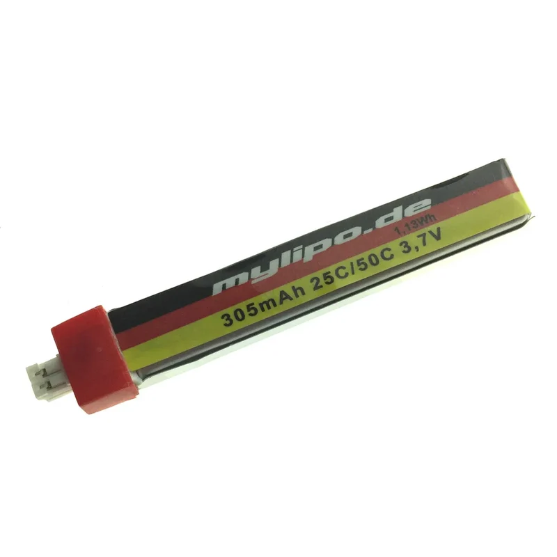 Mylipo Lipo Akku 305mAh 3,7V 25C/50C PH2l Stecker PWconnector TinyWhoop
