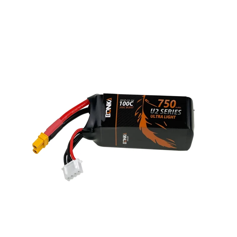 Bonka Lipo Akku 750mAh 11,1V 100C/200C XT30 Goosky S2/OMP Hobby M2 Evo