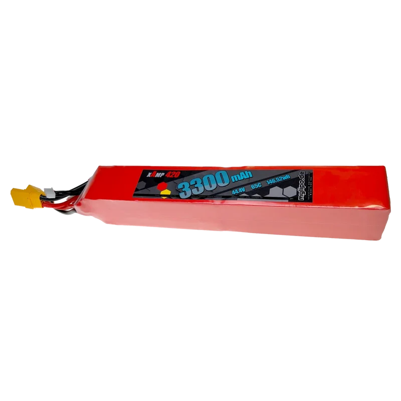Mylipo Lipo Akku 3300mAh 44,4V 12S 65C lang, geteilt XT90