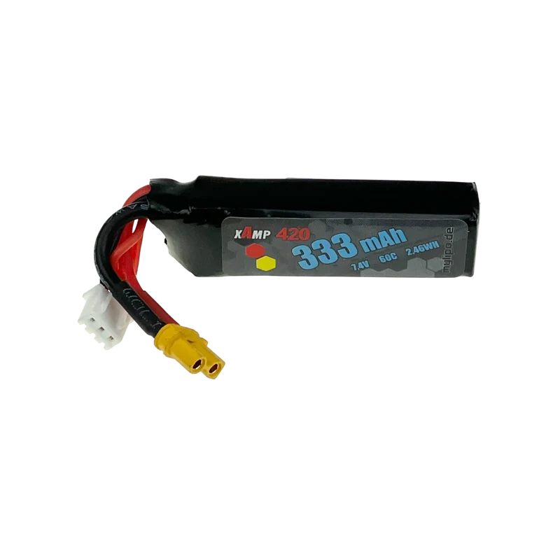 Mylipo Lipo Akku 333mAh 2S 7,4V 60C/120C FPV PARCOUR XT30
