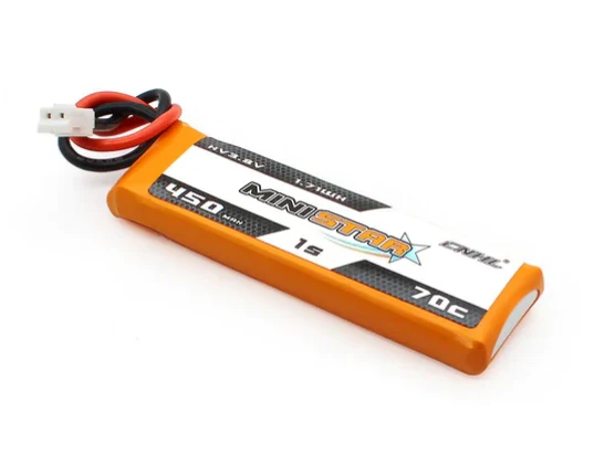 CNHL MiniStar 1S 450mAh 3,8V 70C HV PH2.0 Lipo Akku (4 Stück)