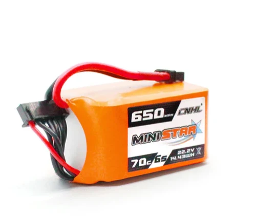CNHL MiniStar 6S 650mAh 22,2V 70C XT30U Lipo Akku