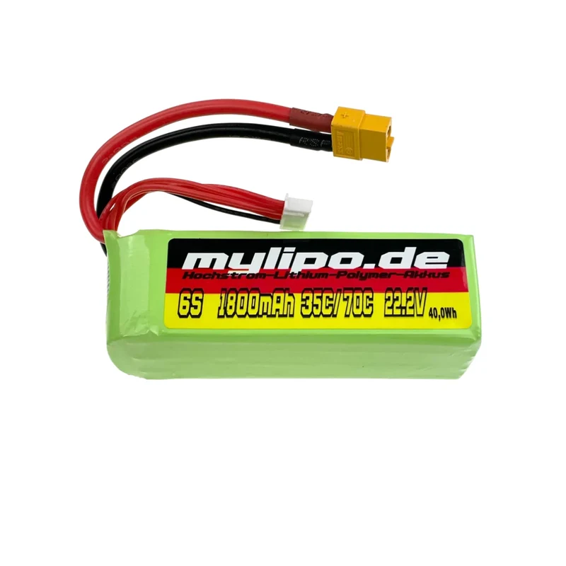 Mylipo Lipo Akku 1800mAh 22,2V 35C/70C WARP 360/Goblin 380