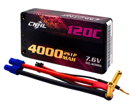 CNHL Racing Series 2S 4000mAh 7,6V 120C HV Shorty Hardcase EC3 LiPo