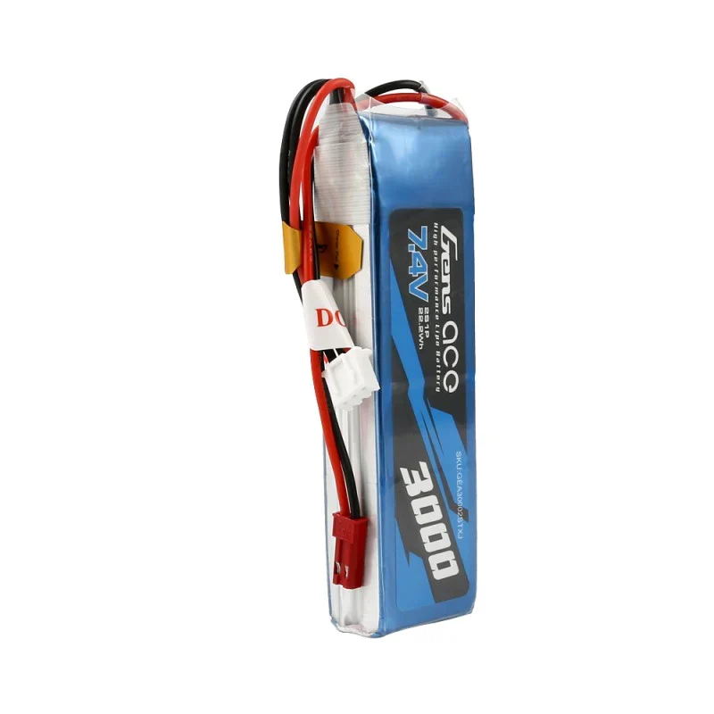 Gens Ace 3000mAh 7,4V 2S1P Lipo-Akkupack