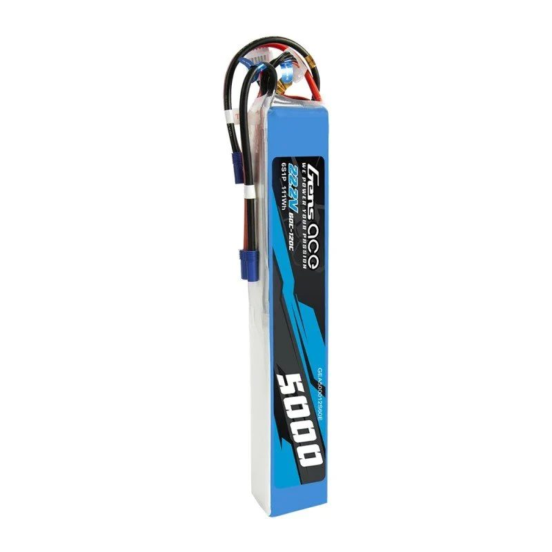 Gens Ace 5000mAh 60/120C 44,4V 12S1P Lipo-Akku