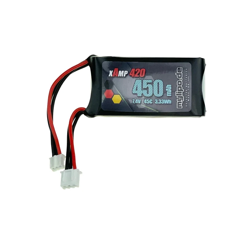 Mylipo Lipo Akku 450mAh 7,4V 45C Backguard power