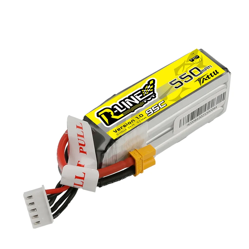 Tattu R-Line 550mAh 14.8V 4S1P 95C Lipo Akku mit XT30