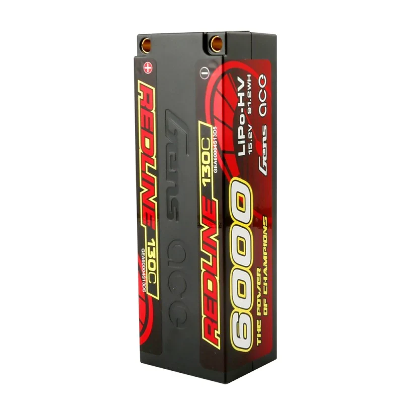 Gens Ace Redline Serie 6000mAh 15,2V 130C 4S1P HardCase HV Ultra LCG