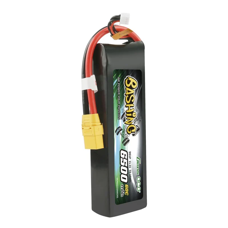 Gens Ace 6500 mAh 11,1 V 60 C 3S1P Lipo-Akku mit XT90-Bashing-Serie