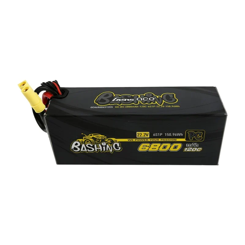 Gens Ace 6800 mAh 22,2 V 120 C 6S1P Lipo-Akkupack mit EC5-Bashing-Serie
