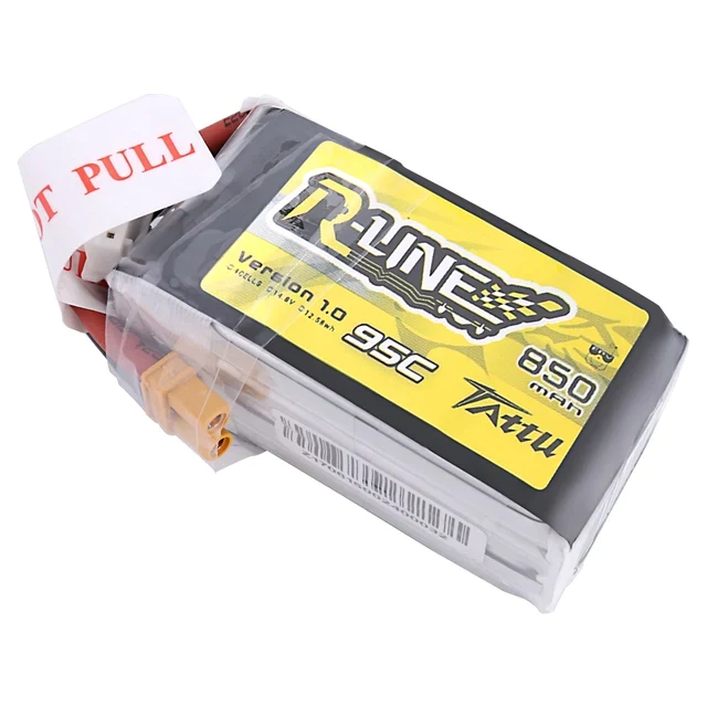 Tattu R-Line 850mAh 14.8V 4S1P 95C Lipo Akku mit XT30 Stecker
