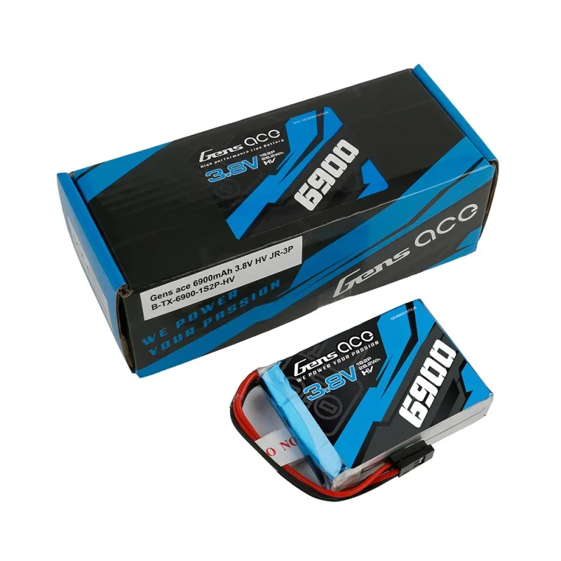 Gens Ace 6900mAh 3,8 V 1S2P Lipo-Akkupack