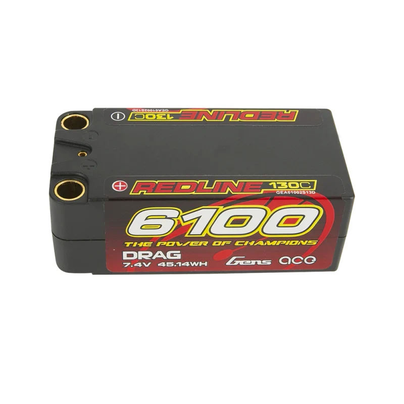 Gens Ace Redline Series 6100mAh 7,4V 130C 2S2P HardCase 71# LiPo Akku