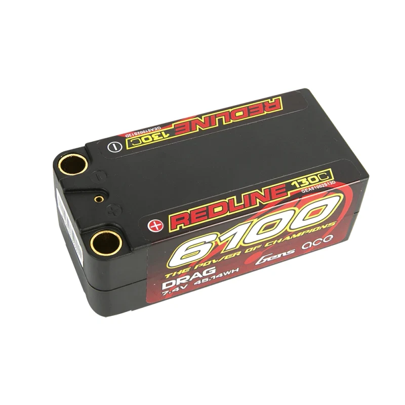 Gens Ace Redline Series 6100mAh 7,4V 130C 2S2P HardCase 71# LiPo Akku