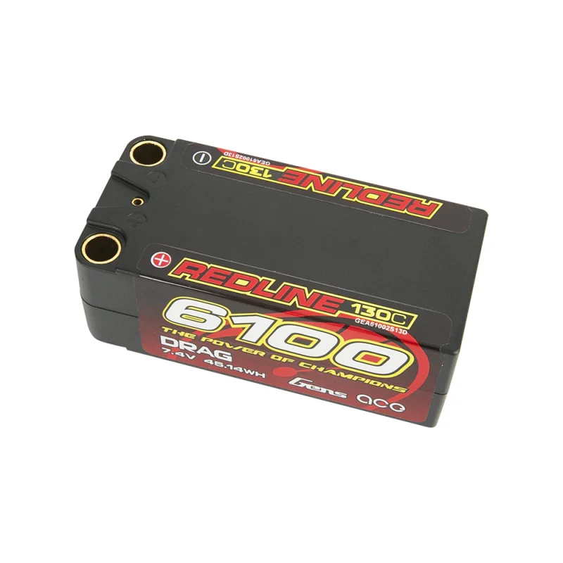 Gens Ace Redline Series 6100mAh 7,4V 130C 2S2P HardCase 71# LiPo Akku