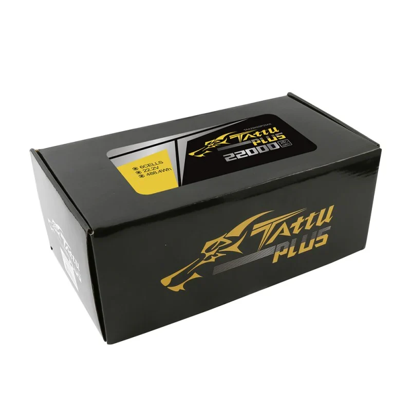 Tattu Plus 22000mAh 22,2V 25C 6S1P Lipo Akku Pack mit AS150+XT150 Stecker