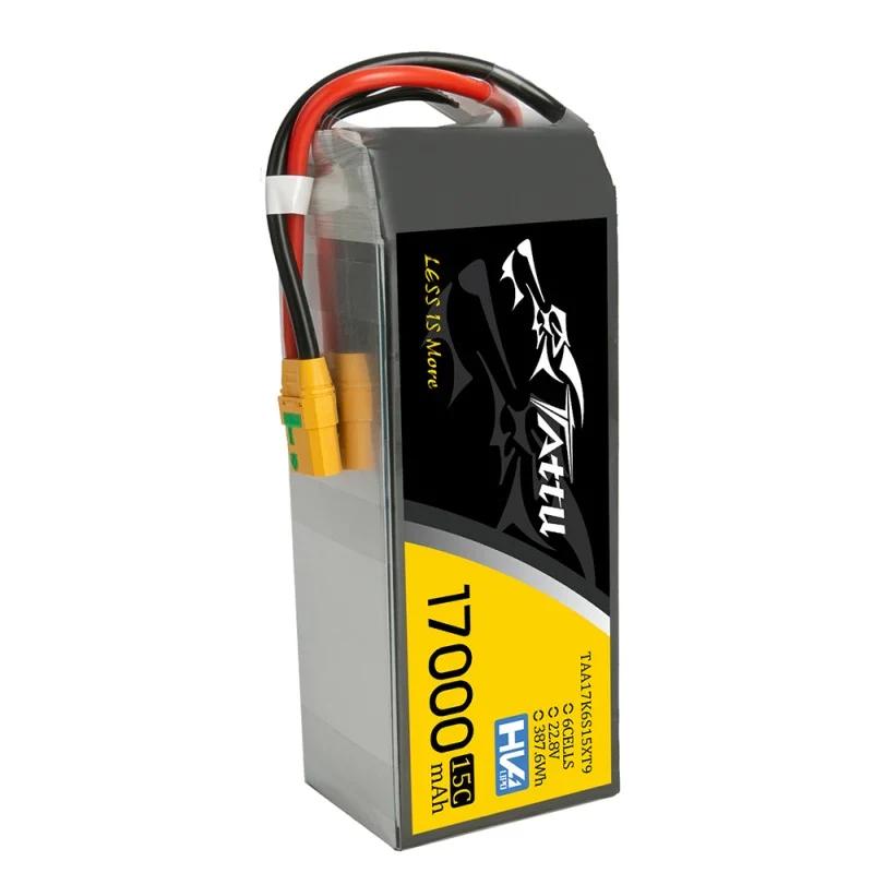 Tattu 17000mAh 22,8V 15C 6S1P Lipo Akku mit XT90-S Stecker