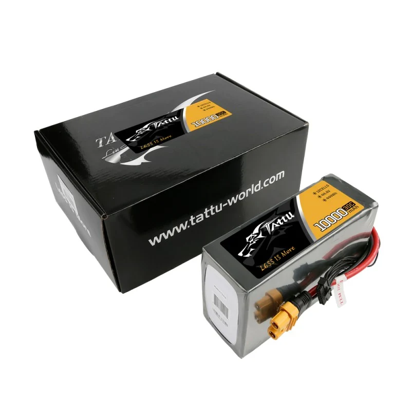 Tattu 10000mAh 44,4V 30C 12S1P Lipo Akkupack mit AS150U Stecker