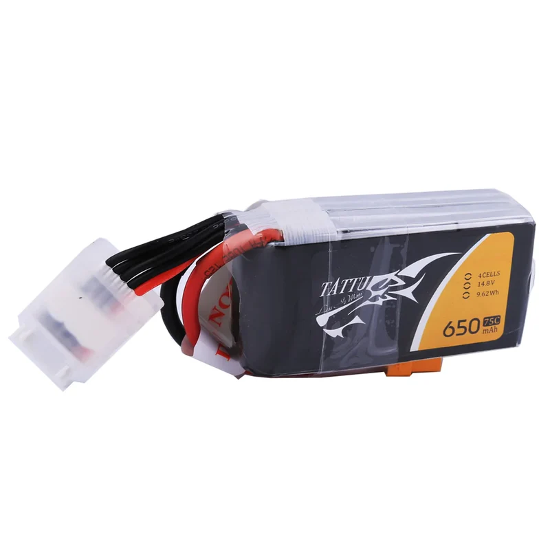 Tattu 650mAh 4S1P 75C 14.8V Lipo Akku mit XT30 Stecker